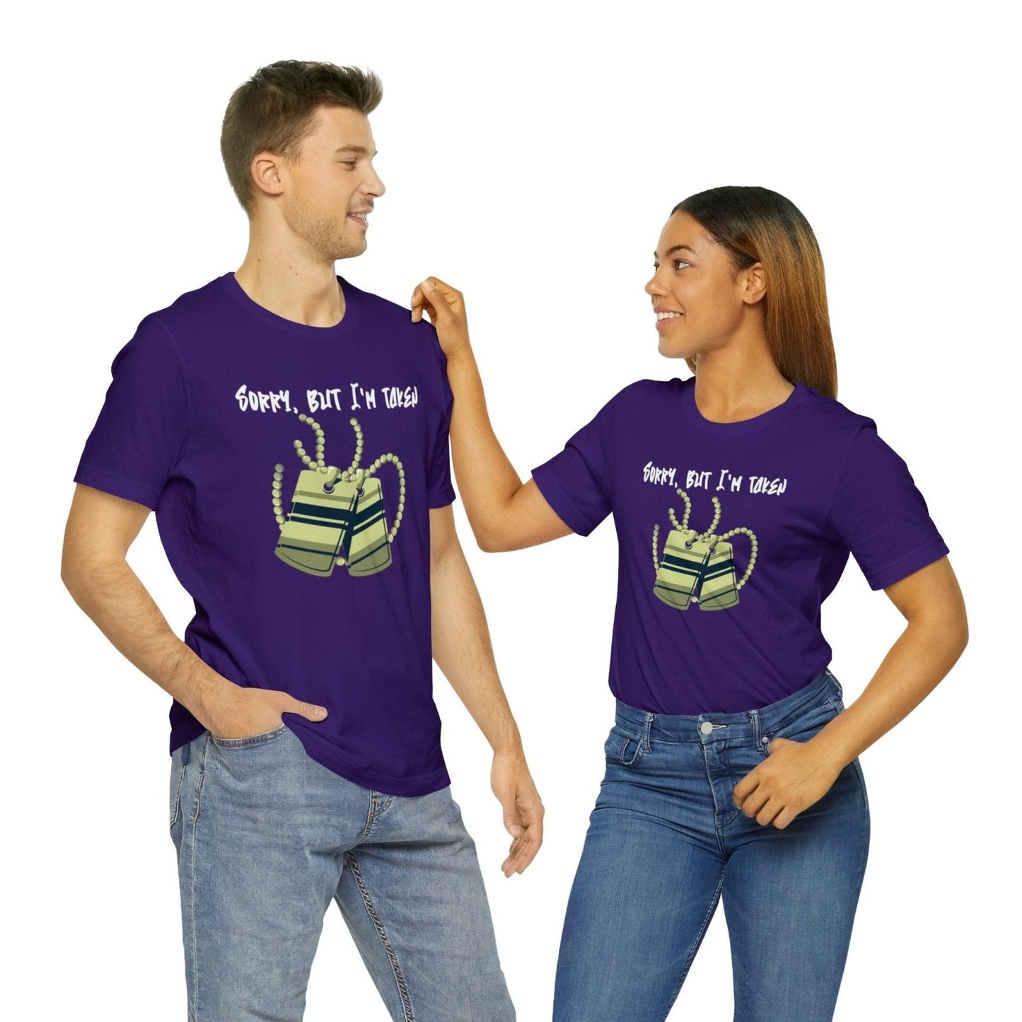 Unisex Jersey Short Sleeve Classic Tee – Sorry, But I'm Taken | CA