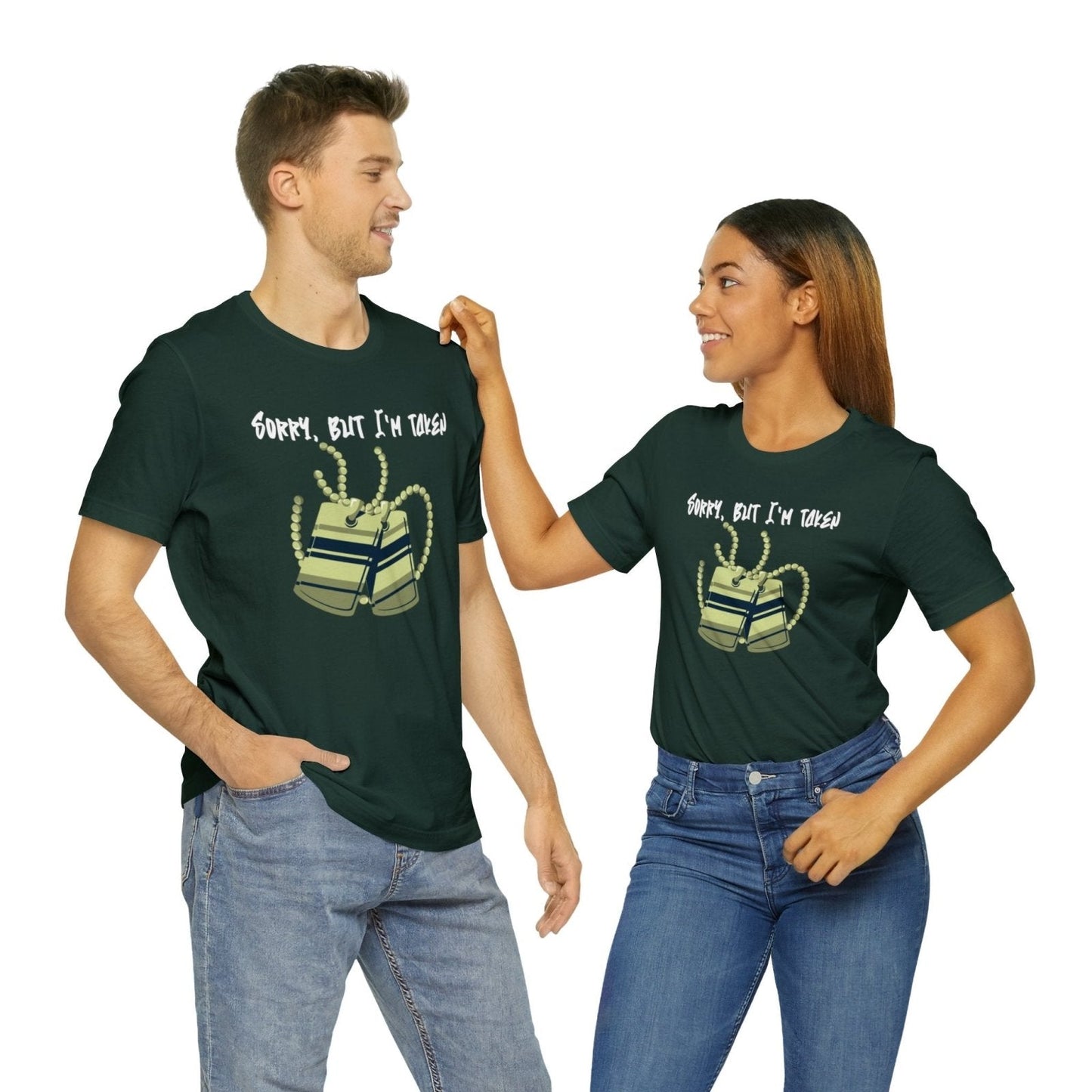 Unisex Jersey Short Sleeve Classic Tee – Sorry, But I'm Taken | CA