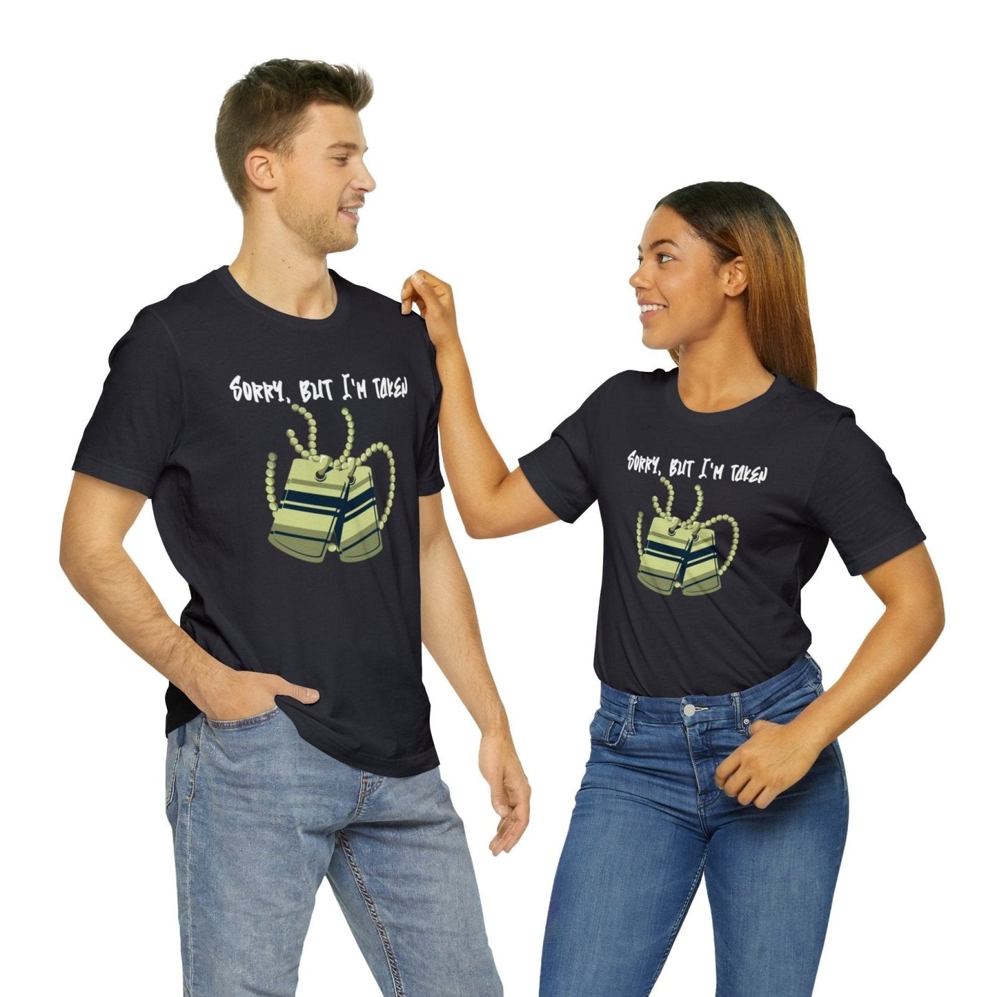 Unisex Jersey Short Sleeve Classic Tee – Sorry, But I'm Taken | CA