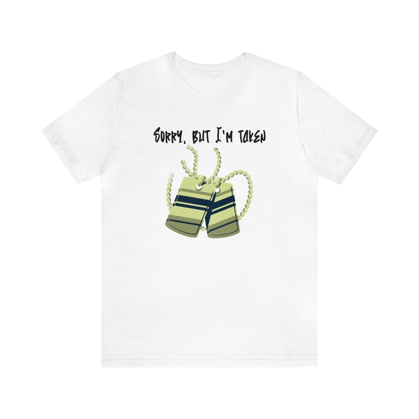 Unisex Jersey Short Sleeve Classic Tee – Sorry, But I'm Taken | CA
