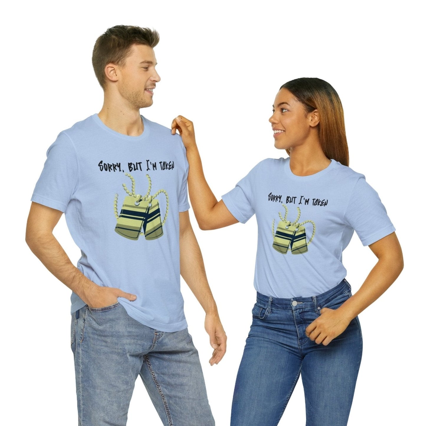 Unisex Jersey Short Sleeve Classic Tee – Sorry, But I'm Taken | CA