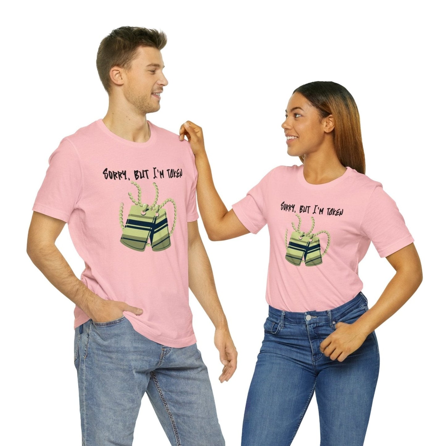 Unisex Jersey Short Sleeve Classic Tee – Sorry, But I'm Taken | CA