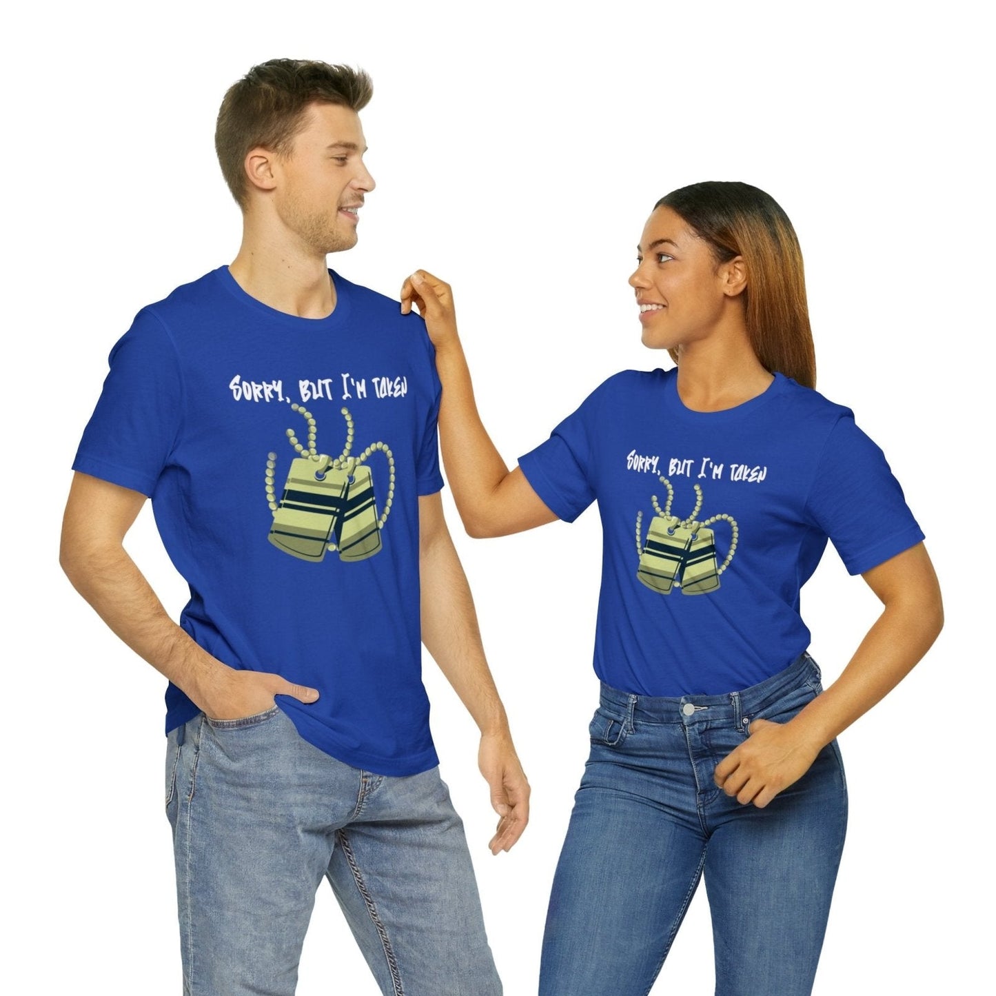 Unisex Jersey Short Sleeve Classic Tee – Sorry, But I'm Taken | CA