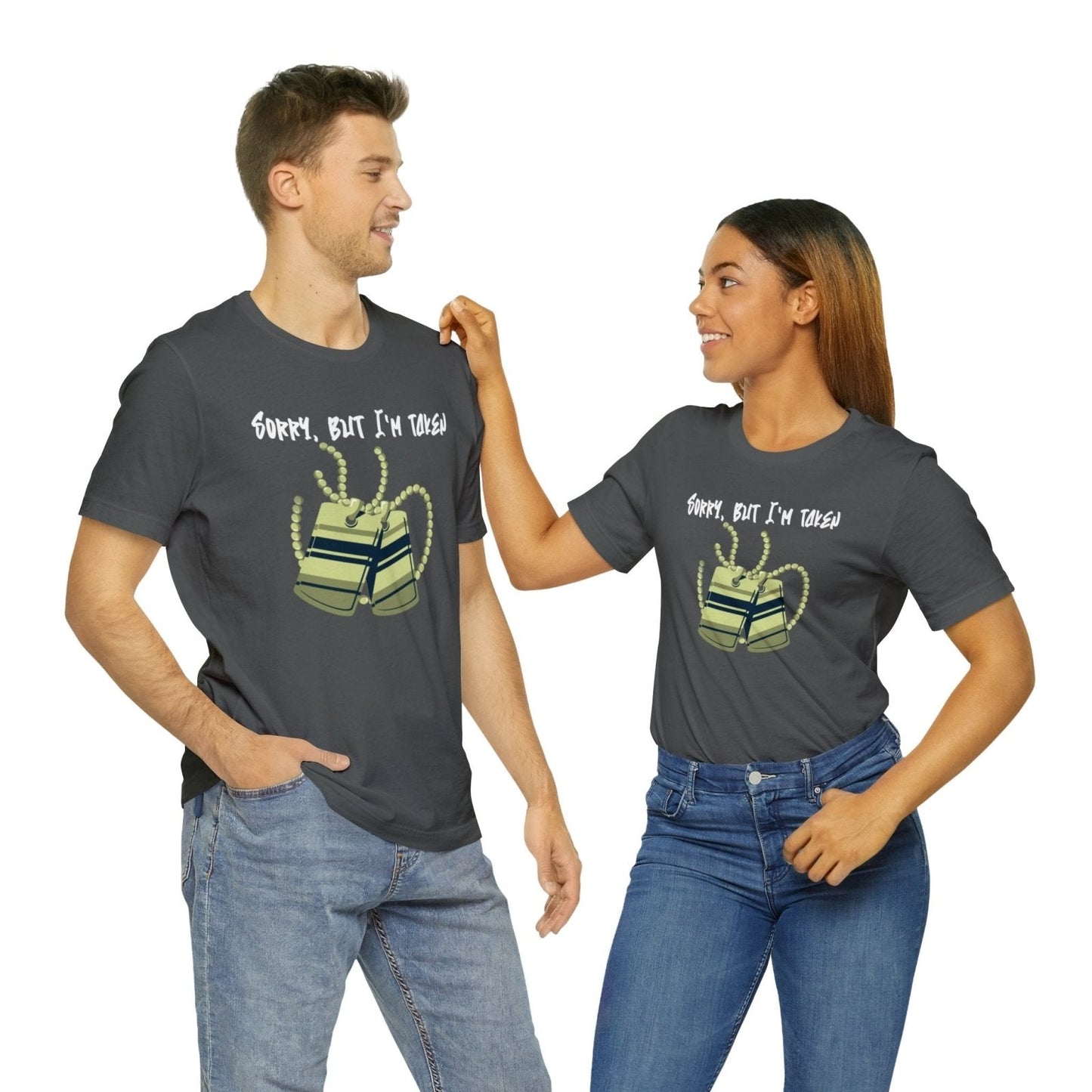 Unisex Jersey Short Sleeve Classic Tee – Sorry, But I'm Taken | CA