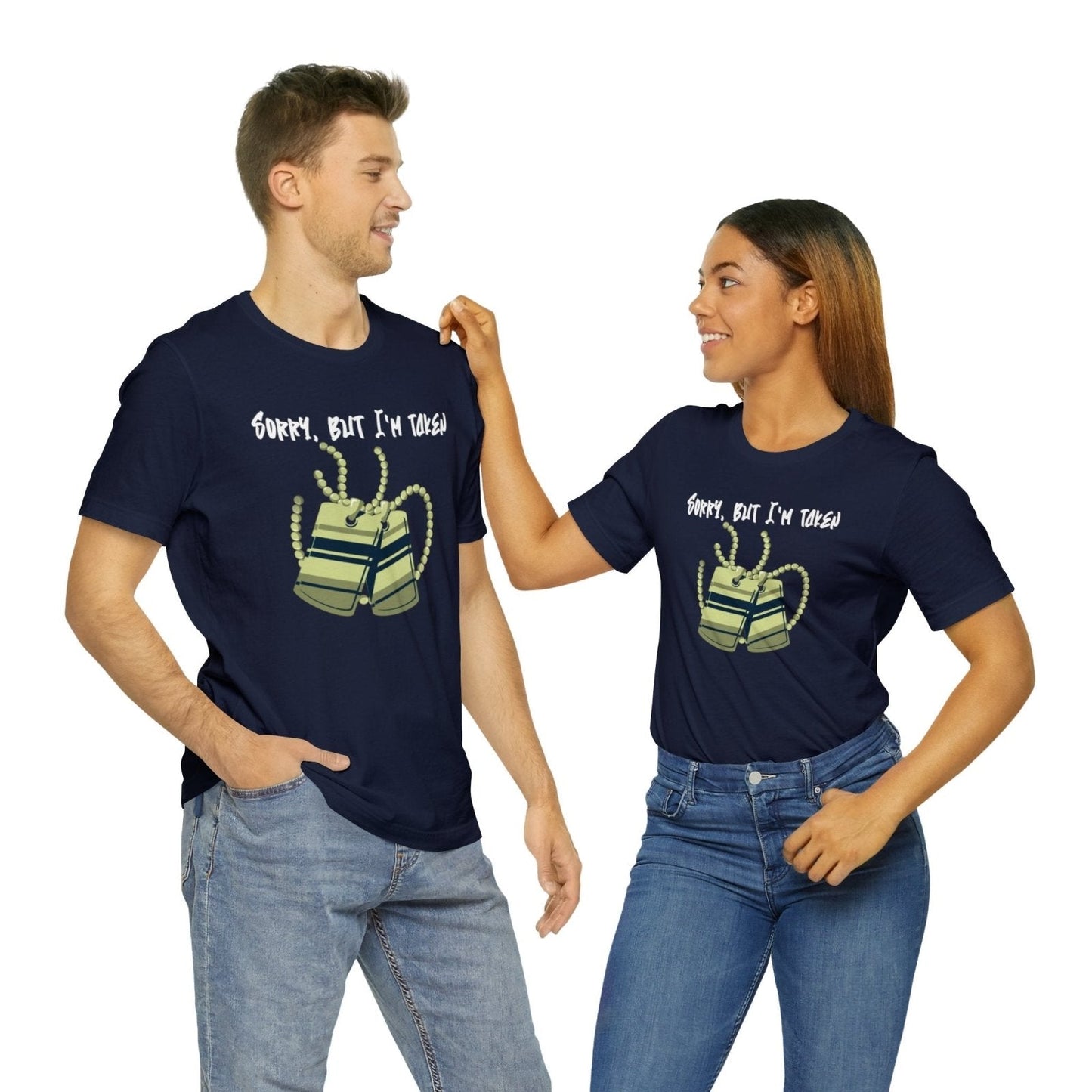 Unisex Jersey Short Sleeve Classic Tee – Sorry, But I'm Taken | CA