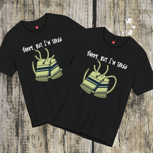 Unisex Jersey Short Sleeve Classic Tee – Sorry, But I'm Taken | US - Ohhh So Swag