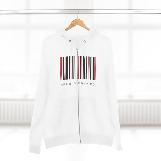 Unisex Premium Full Zip Hoodie - Swag Verified. Barcode | US - Ohhh So Swag