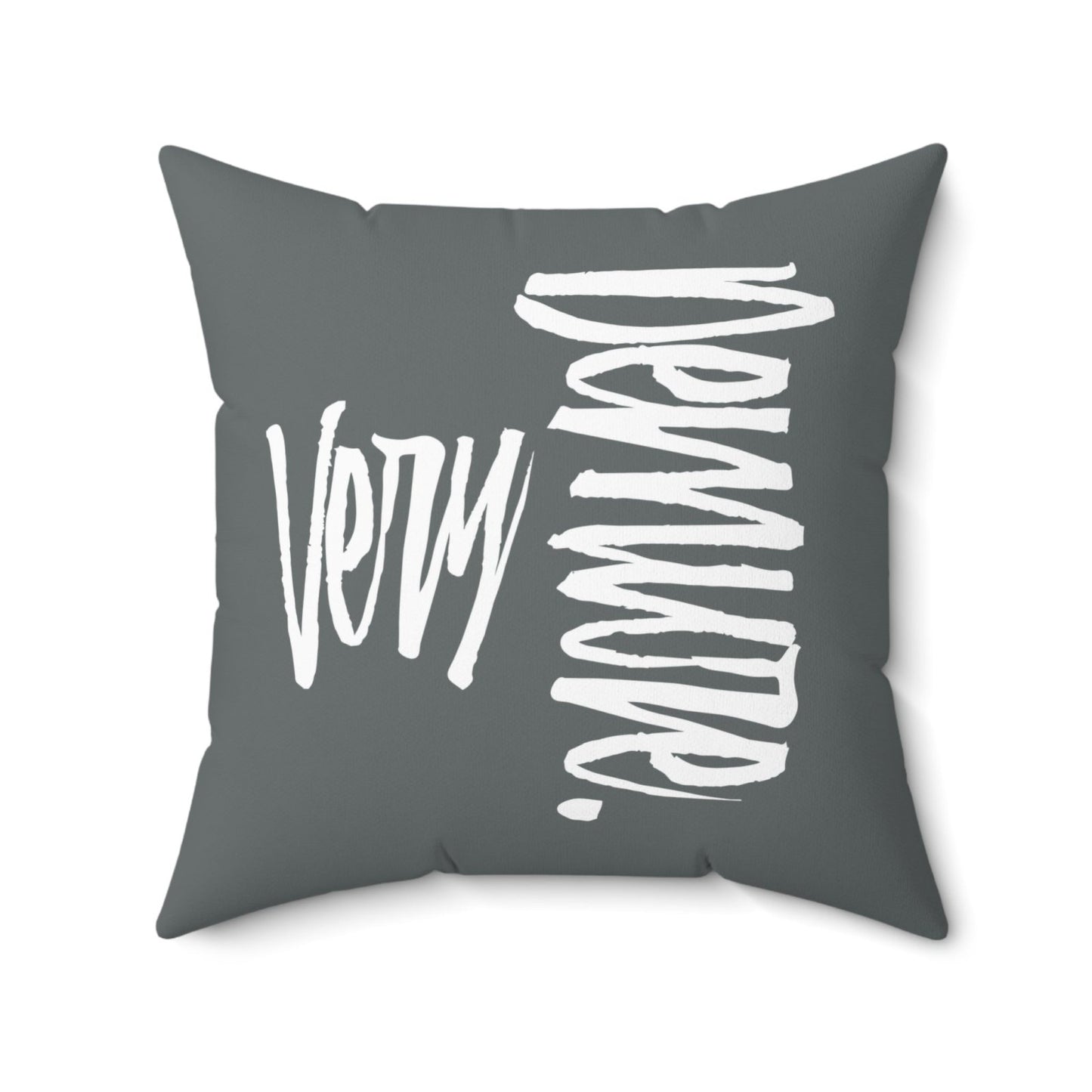 Very Demure Grey Throw Pillow for Bed Sofa Home Office | US - Ohhh So Swag