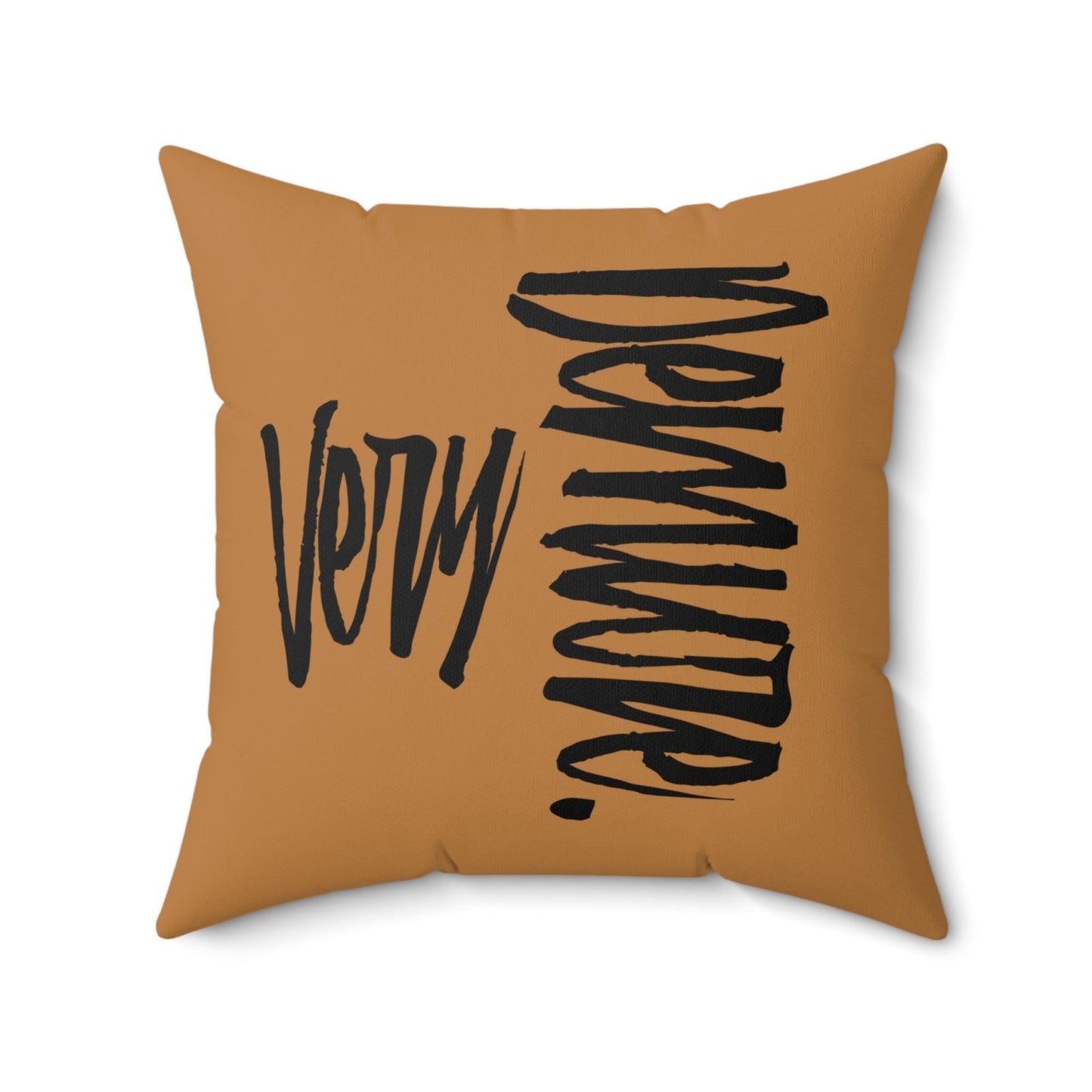 Very Demure Light Brown Throw Pillow, Autumn Home Decor | US - Ohhh So Swag