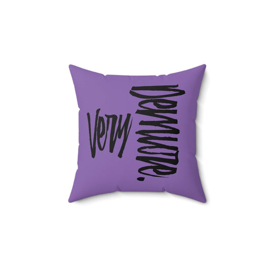 Very Demure Light Purple Throw Pillow, Girls Home Decor | US - Ohhh So Swag