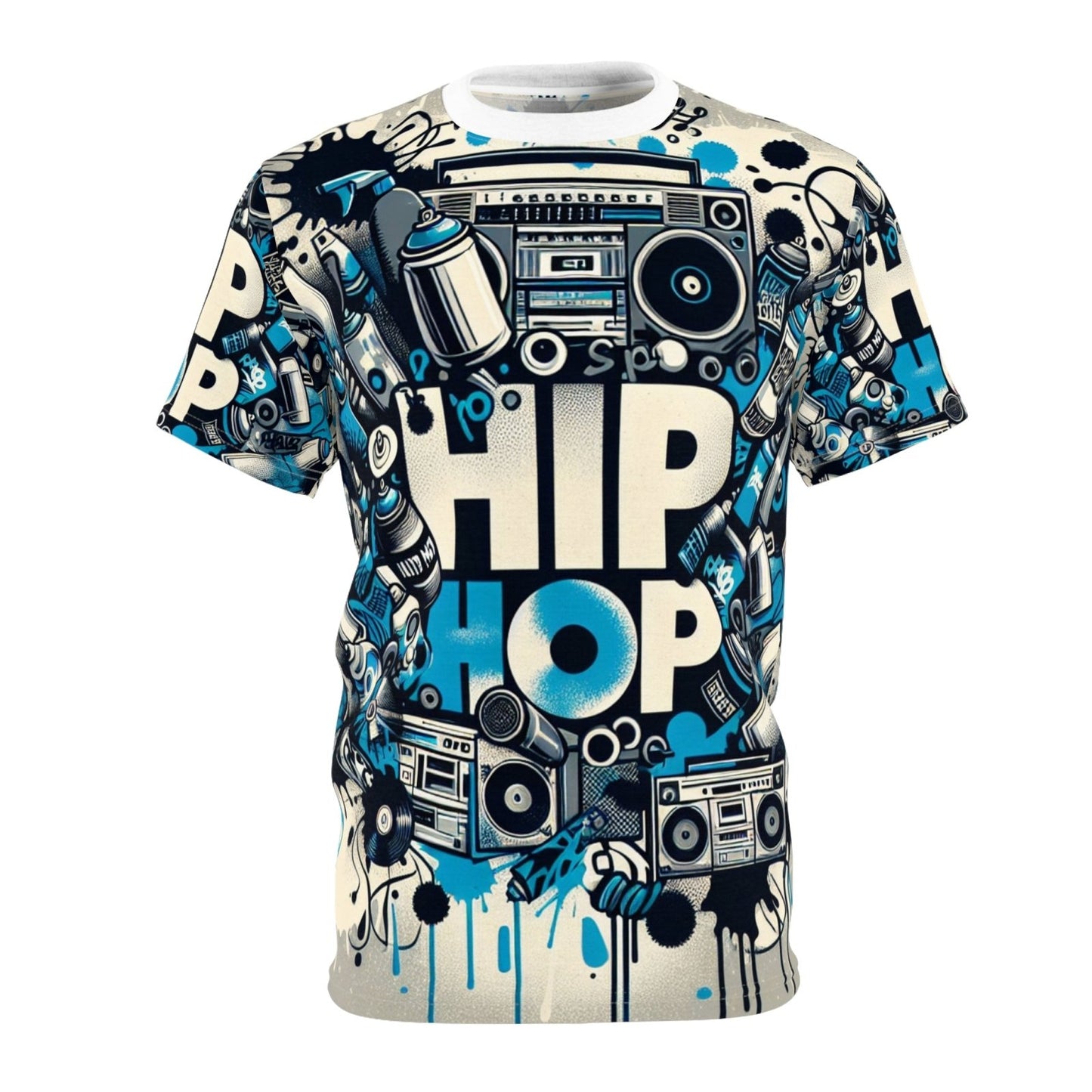 Vintage Rap T-shirt, Unisex Retro Hip Hop Graphic Tee, Graffiti Style Music Lover Tee, Urban Fashion Casual Crew Neck Shirt | US - Ohhh So Swag