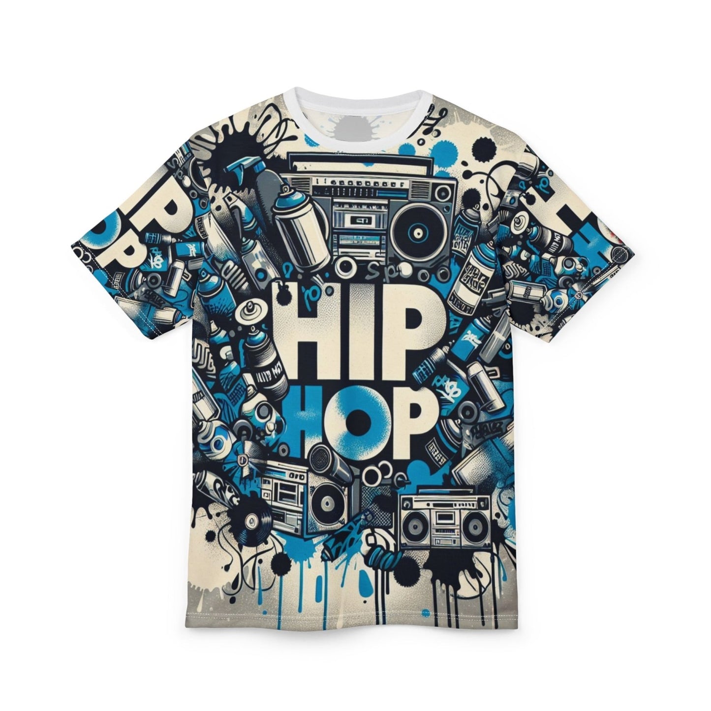 Vintage Rap T-shirt, Unisex Retro Hip Hop Graphic Tee, Graffiti Style Music Lover Tee, Urban Fashion Casual Crew Neck Shirt | US - Ohhh So Swag
