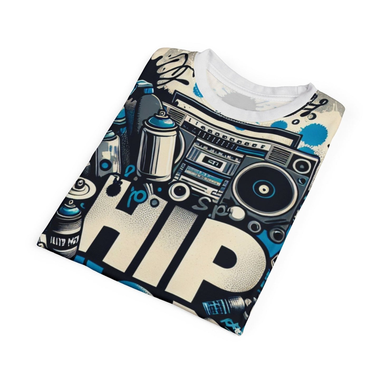 Vintage Rap T-shirt, Unisex Retro Hip Hop Graphic Tee, Graffiti Style Music Lover Tee, Urban Fashion Casual Crew Neck Shirt | US - Ohhh So Swag