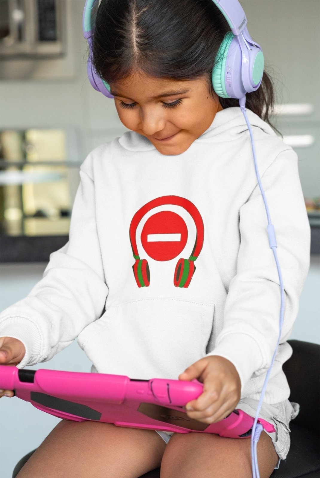 Graphic Youth Pullover Hoodie for Music Lover – Do Not Disturb, I'm Vibing. | US - Ohhh So Swag