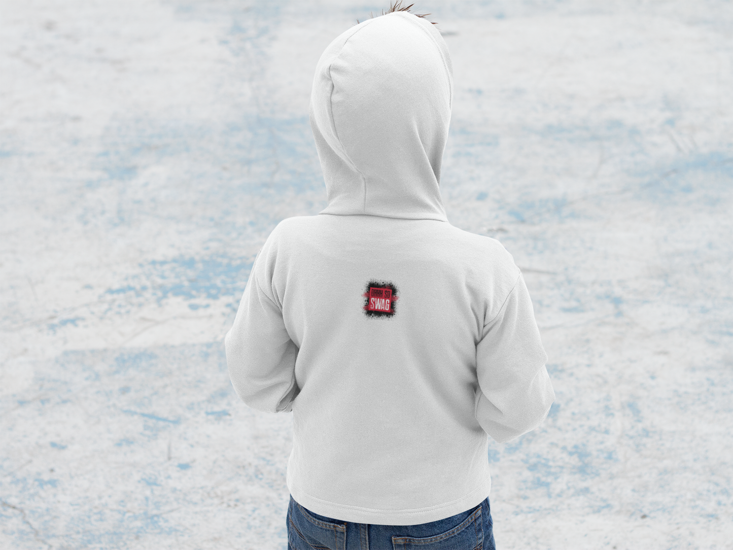 Back of Ohhh So Swag Do Not Disturb Youth Hoodie for Kids