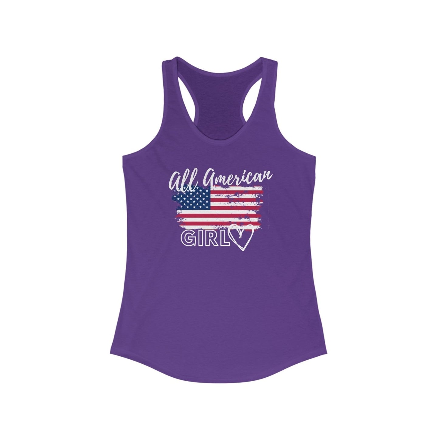 All American Girl Racerback Tank Top | US - Ohhh So Swag