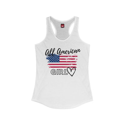 All American Girl USA Flag Racerback Tank Top | US - Ohhh So Swag