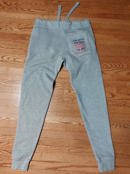 Black Fleece Joggers - I've Seen Too Many Answered Prayers to Not Believe | US - Ohhh So Swag