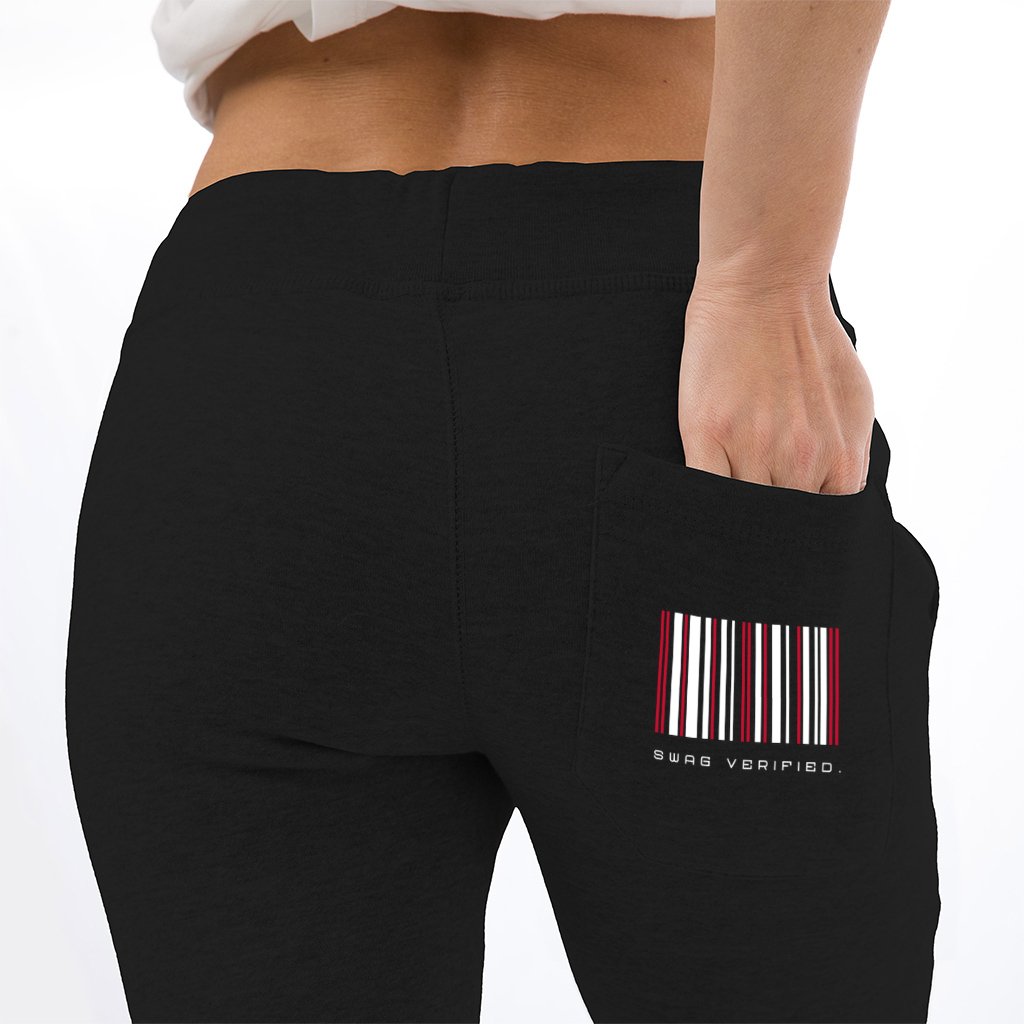 Black Fleece Joggers - Swag Verified. Barcode | US - Ohhh So Swag