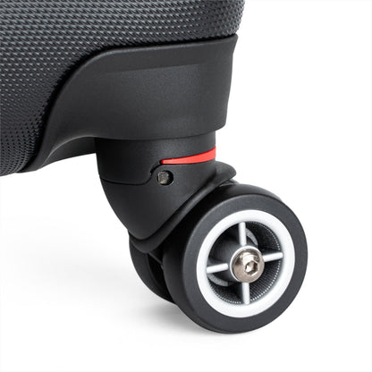 Black Hard Shell Suitcase with Built - in Lock, Sleek Unisex Luggage for Men and Women - Swag Verified. | CA - Ohhh So Swag
