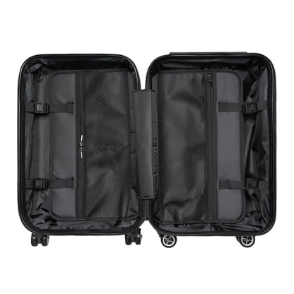Black Hard Shell Suitcase with Built - in Lock, Sleek Unisex Luggage for Men and Women - Swag Verified. | CA - Ohhh So Swag