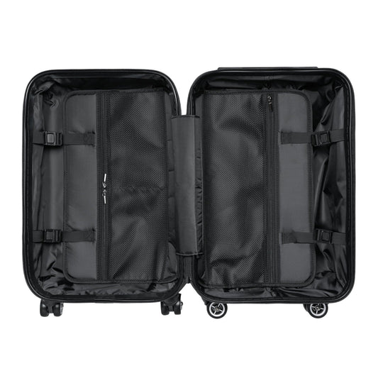 Black Hard Shell Suitcase with Built - in Lock, Sleek Unisex Luggage for Men and Women - Swag Verified. | CA - Ohhh So Swag