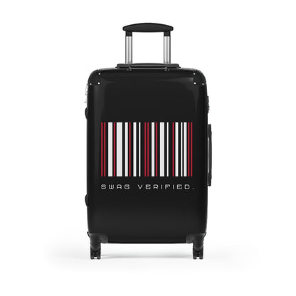 Black Hard Shell Suitcase with Built - in Lock, Sleek Unisex Luggage for Men and Women - Swag Verified. | CA - Ohhh So Swag