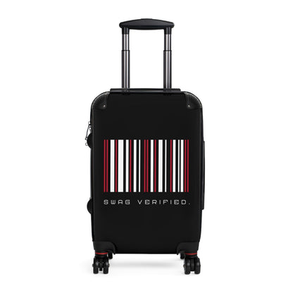 Black Hard Shell Suitcase with Built - in Lock, Sleek Unisex Luggage for Men and Women - Swag Verified. | CA - Ohhh So Swag
