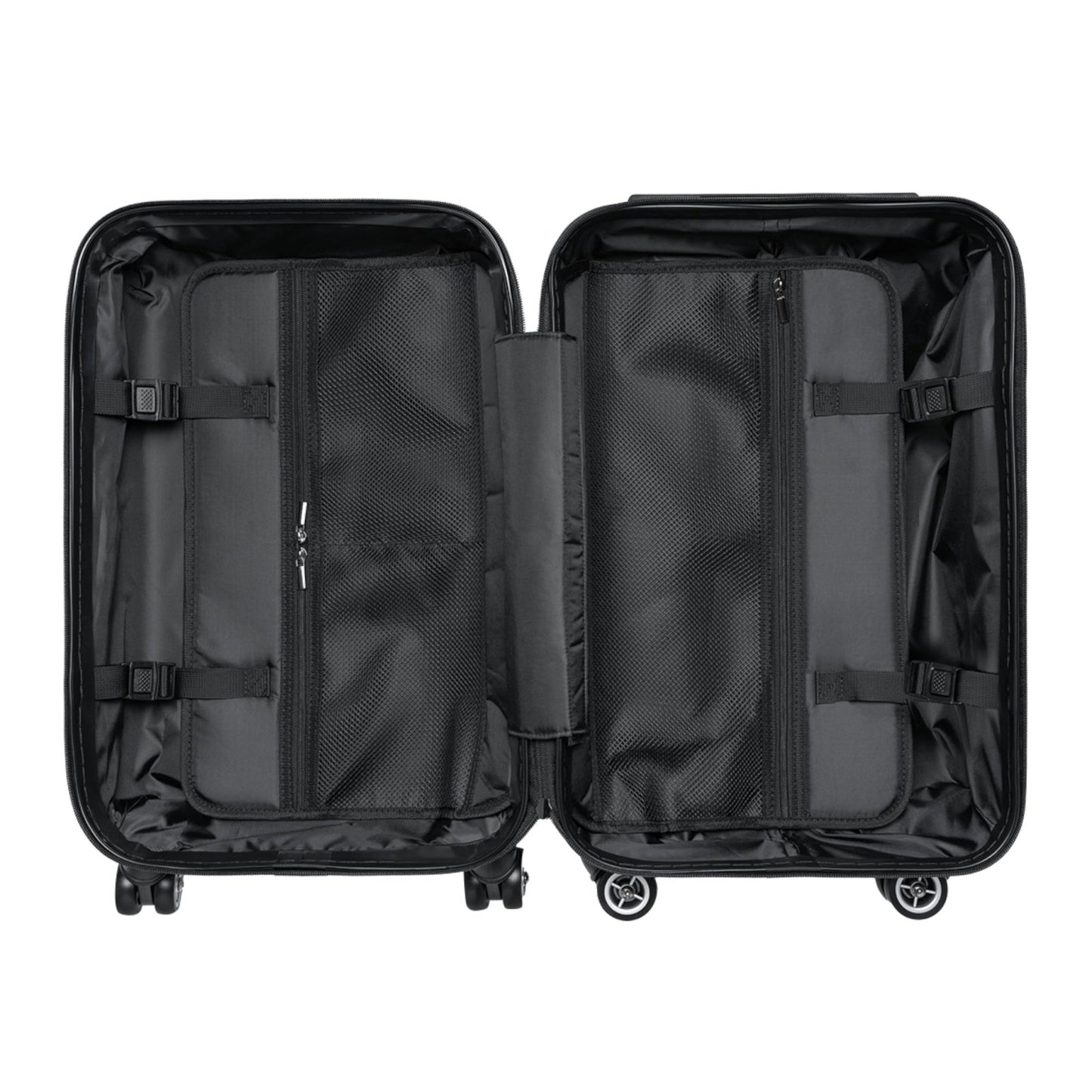 Black Hard Shell Suitcase with Built-in Lock - Swag Verified. Barcode | US - Ohhh So Swag