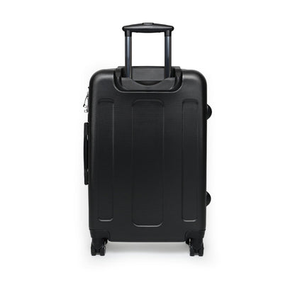 Black Hard Shell Suitcase with Built-in Lock - Swag Verified. Barcode | US - Ohhh So Swag