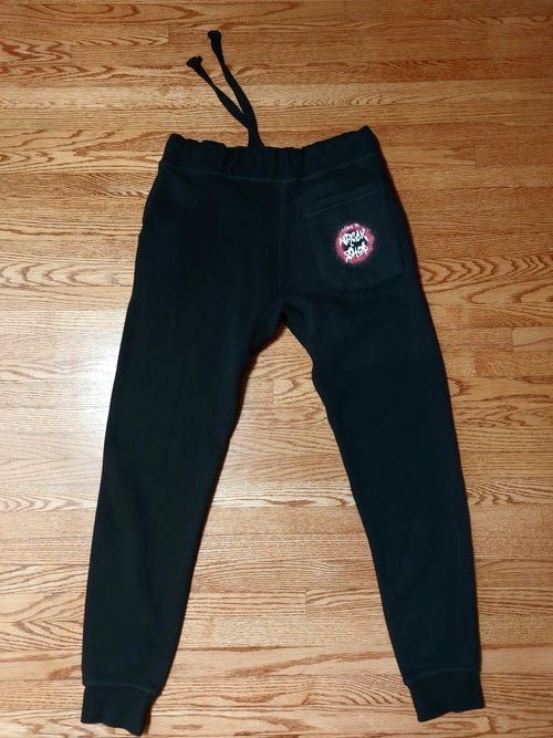 Black Joggers, Red Joggers (White Text) – I Came to Wreck Shop | US - Ohhh So Swag