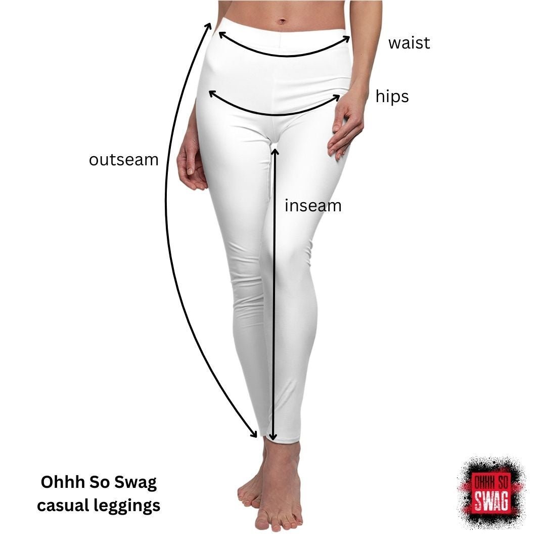 Casual Leggings (Black/White Mix - up) - I Came to Wreck Shop | US - Ohhh So Swag