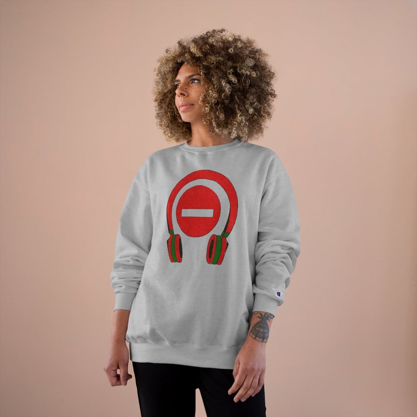 Champion Hand Drawn Graphic Sweatshirt – Do Not Disturb, I'm Vibing. | US - Ohhh So Swag