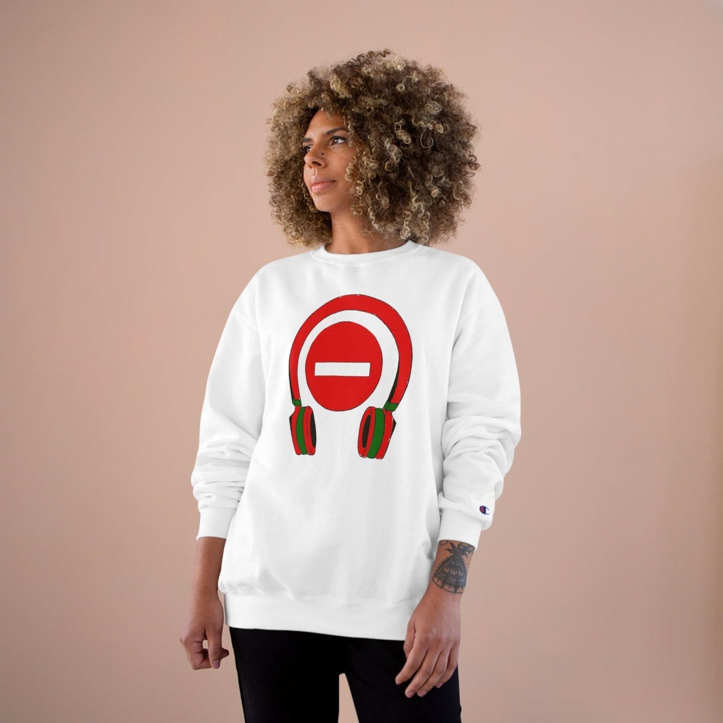 Champion Hand Drawn Graphic Sweatshirt – Do Not Disturb, I'm Vibing. | US - Ohhh So Swag