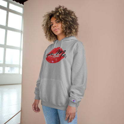 Champion® Pullover Hoodie, Red Kiss Lips, Purple Heart – Love, Me. | CA - Ohhh So Swag
