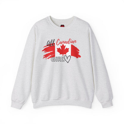 Classic Crewneck Sweatshirt, Canadian Flag Sweater – All Canadian Girl | US - Ohhh So Swag