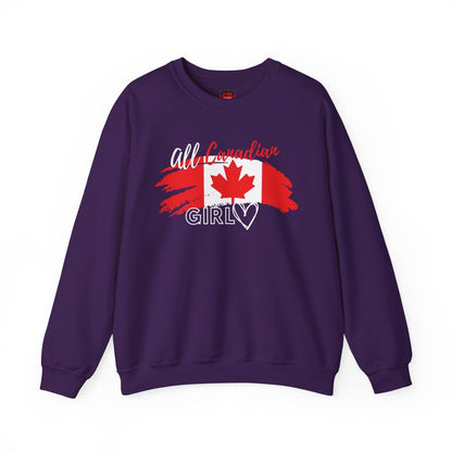 Classic Crewneck Sweatshirt, Canadian Flag Sweater – All Canadian Girl | US - Ohhh So Swag