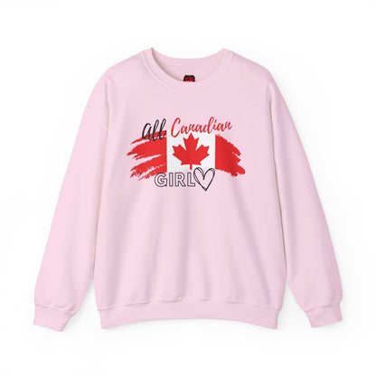 Classic Crewneck Sweatshirt, Canadian Flag Sweater – All Canadian Girl | US - Ohhh So Swag