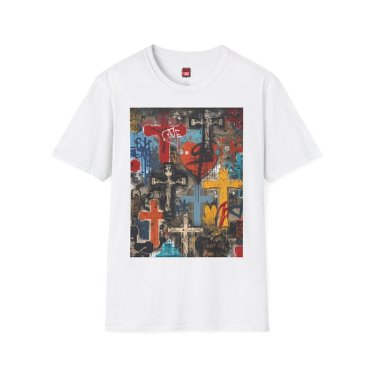 Colorful Faith - Inspired and Graffiti Graphic Tee, Unisex Religious Apparel, Casual Christian Soft Style Crewneck Tee | CA - Ohhh So Swag