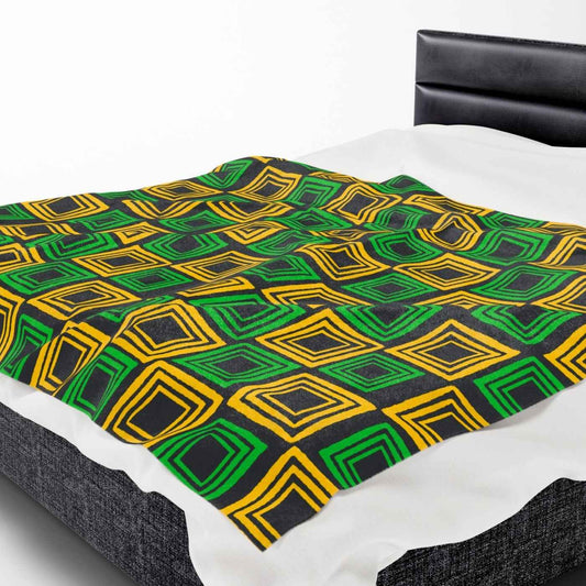 Colorful Multicolor Geometric Pattern Throw Blanket | SHIPS FROM USA - Ohhh So Swag