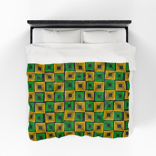 Colorful Multicolor Geometric Pattern Throw Blanket | US - Ohhh So Swag
