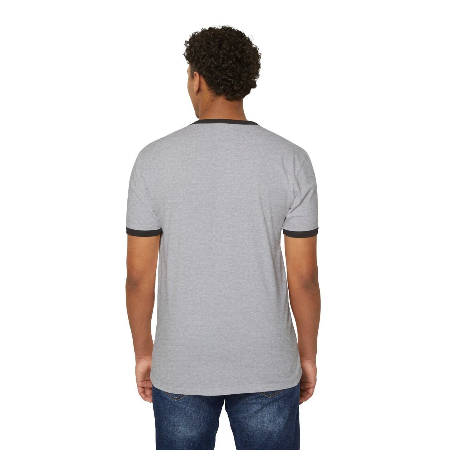 Cotton Ringer T - Shirt - All Canadian Dude | US - Ohhh So Swag