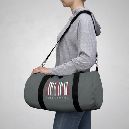 Dark Grey Duffel Bag / Duffle Bag - Swag Verified. Barcode | US - Ohhh So Swag