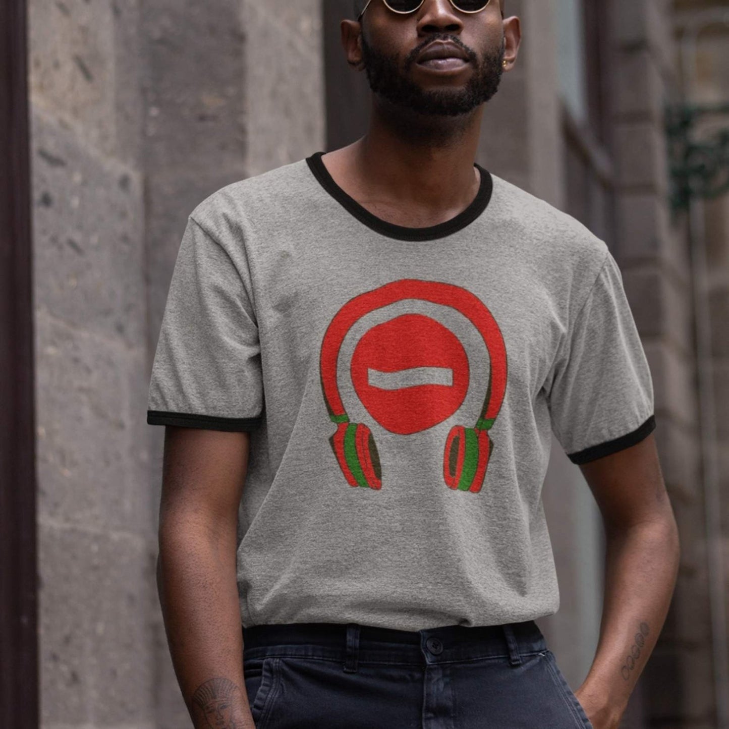 Do Not Disturb T-shirt for Music Lover, Unisex Cotton Ringer Tee | US - Ohhh So Swag