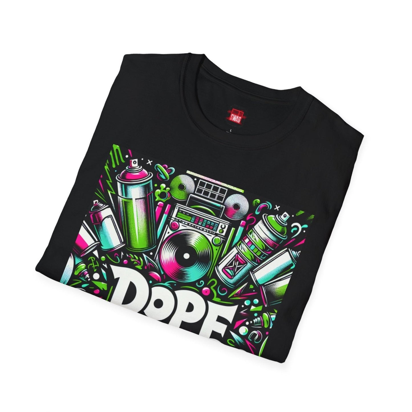 Dope Graphic Cotton T-Shirt, Cool Unisex Hip Hop Tee for Music Lovers, 90s Casual Streetwear | US - Ohhh So Swag
