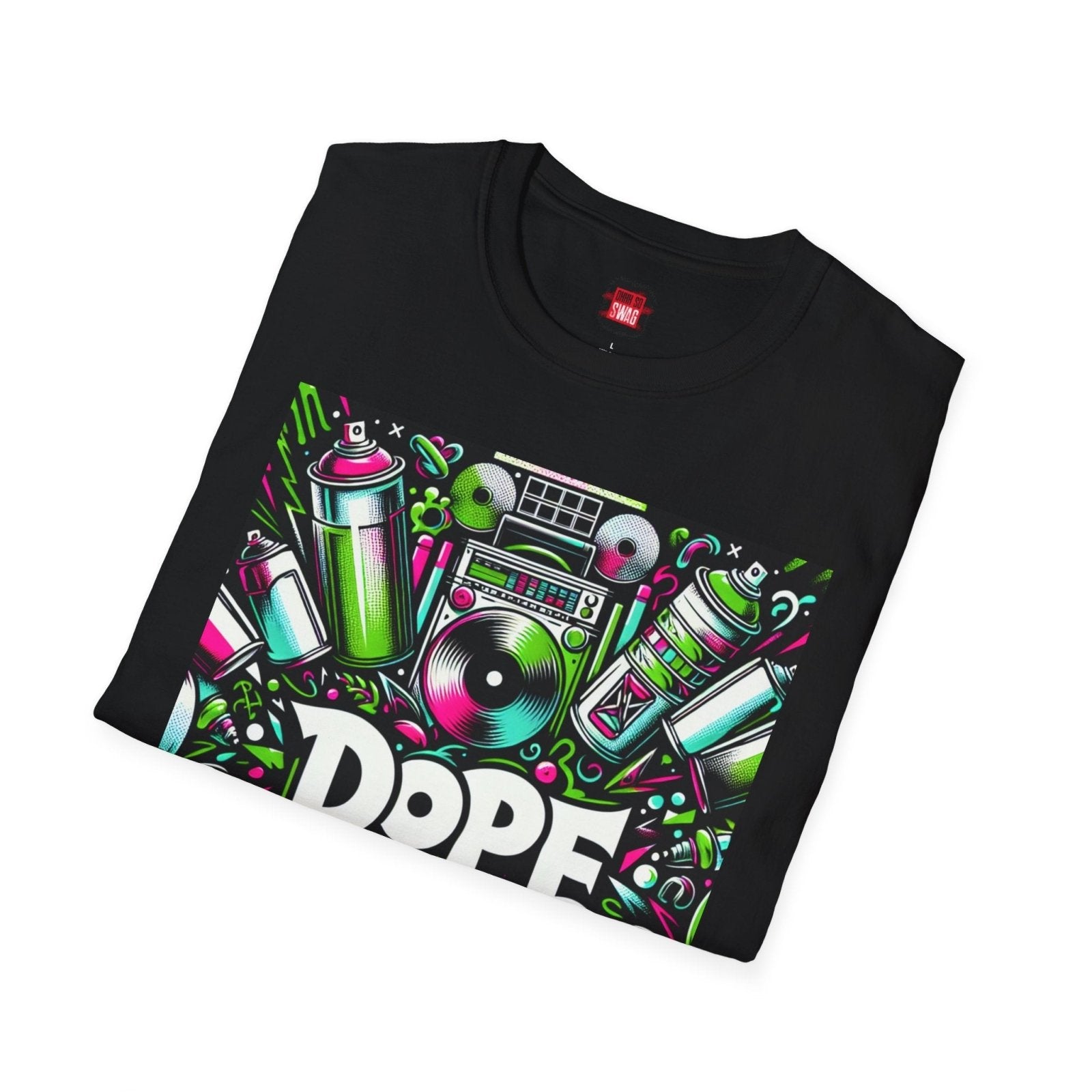Dope Graphic Cotton T-Shirt, Cool Unisex Hip Hop Tee for Music Lovers, 90s Casual Streetwear | US - Ohhh So Swag