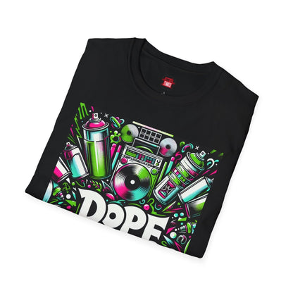 Dope Graphic Cotton T-Shirt, Cool Unisex Hip Hop Tee for Music Lovers, 90s Casual Streetwear | US - Ohhh So Swag