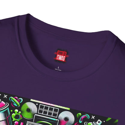 Purple Dope Graphic Cotton T-Shirt, Cool Unisex Hip Hop Tee for Music Lovers, 90s Casual Streetwear | US - Ohhh So Swag