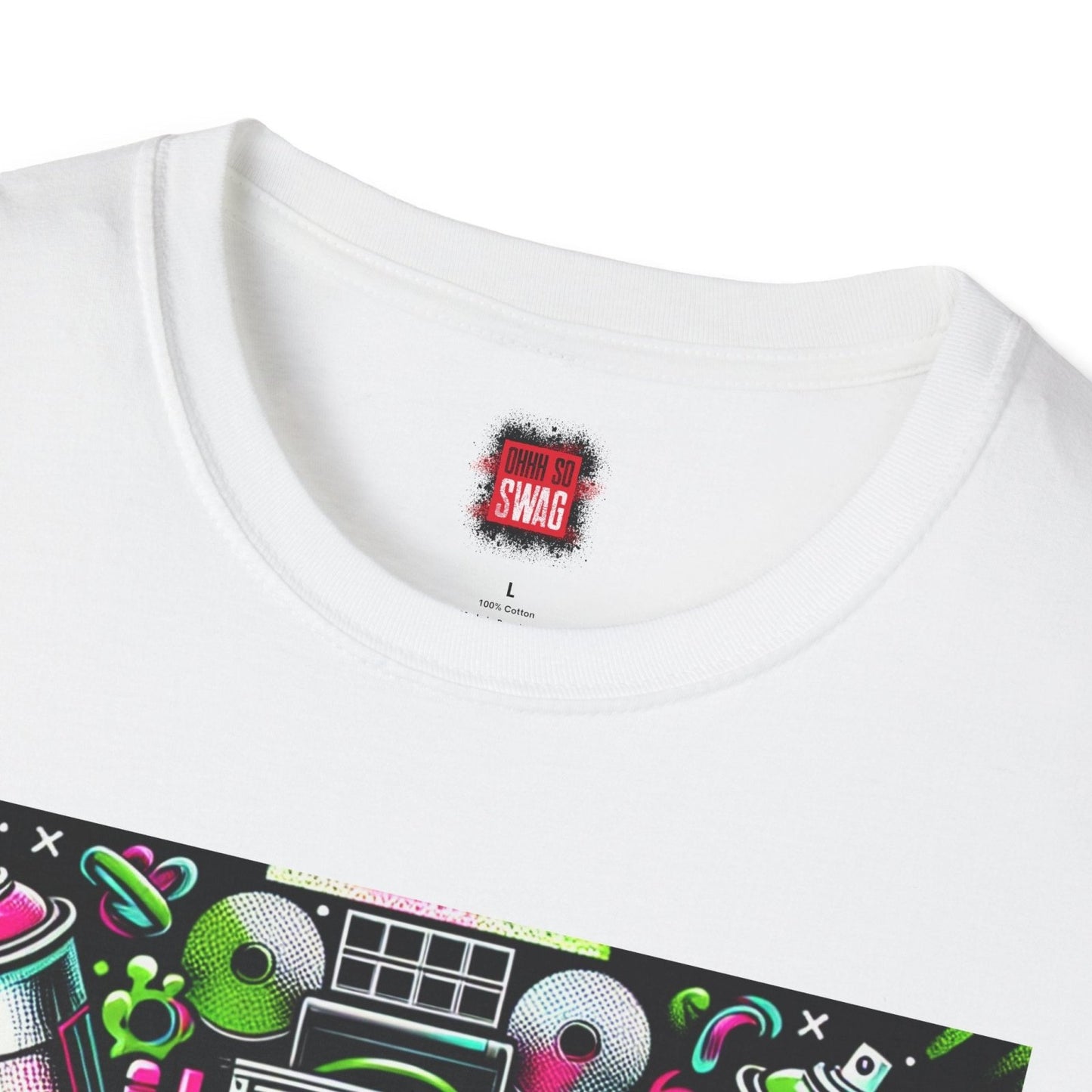 White Dope Graphic Cotton T-Shirt, Cool Unisex Hip Hop Tee for Music Lovers, 90s Casual Streetwear | US - Ohhh So Swag