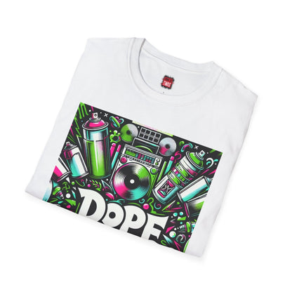 White Dope Graphic Cotton T-Shirt, Cool Unisex Hip Hop Tee for Music Lovers, 90s Casual Streetwear | US - Ohhh So Swag